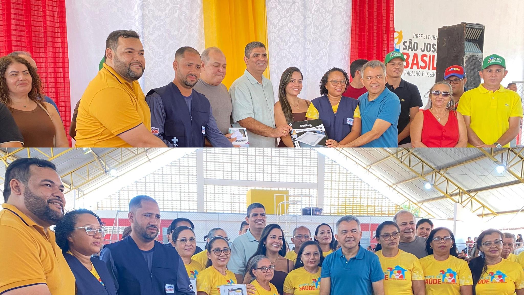 Prefeito Ronaldo Vieira lidera dia histórico de inaugurações e entregas em São José dos Basílios
